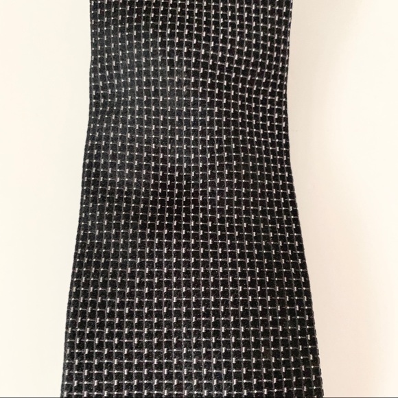 Perry Ellis Skinny Tie Black & White - Picture 5 of 5